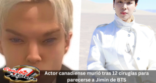 Actor canadiense murió tras 12 cirugías para parecerse a Jimin de BTS